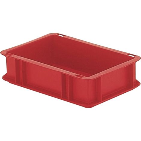 Transport-Stapelkästen, rot Maße in mm (BxTxH): 300 x 200 x 75