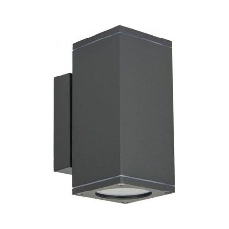 Applique esterna su/giù 2xGU10 grigio scuro IP54 SU-MA M1460 (1/5)