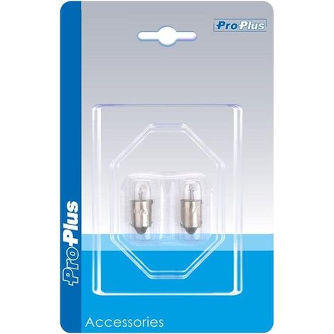 Ampoule de voiture 12V 2W BA7s, lot de 2 sous blister