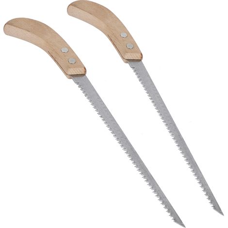 Lot de 2 scies de jardin, scies à bois artisanales, mini scies à métaux (1/5)