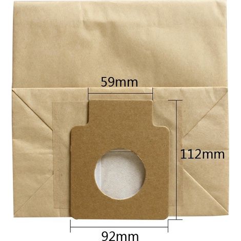 Set mit 5 Staubsaugerzubehörteilen: Staubbeutel, Papiertüten, Müllbeutel und Staubsaugerbeutel für MC-2700 2760 4760 8130 (1/4)