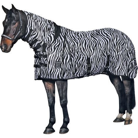 Horse Guard Insektendecke für Pferde, Zebramuster - 155 cm