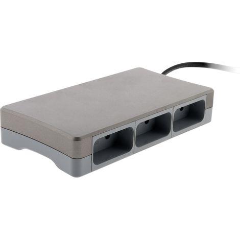 Thomson – Multiprise extraplate 6 prises 2P 6A – Longueur 1,7m – Puissance 1380W – Fiche plate pour installation discrète