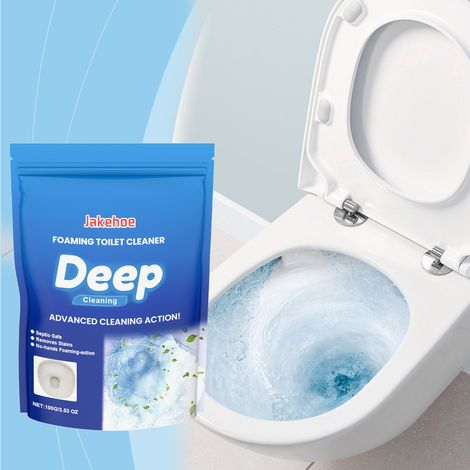 Haushalts-WC-Reiniger, duftender Schaumreiniger, desodorierend, Fleckenentferner und erfrischender Duft – 100 g -- DE (1/5)