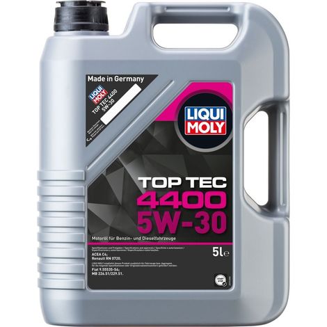 Liqui Moly Motoröl Top Tec 4400 5W-30 5 L Motoröle (1/3)