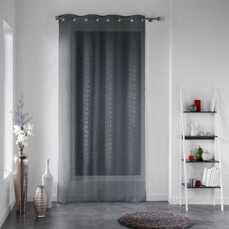 Rideau Voilage "Cassie" 140x240cm Anthracite