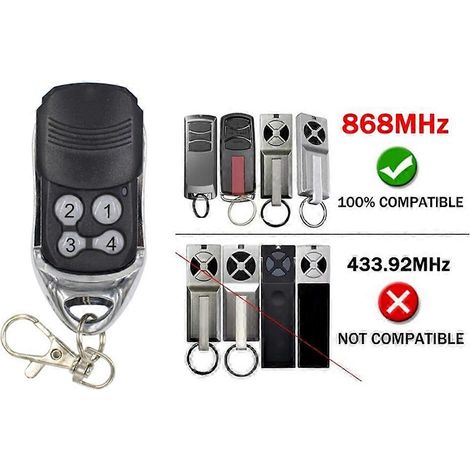 Telecomando per cancello apriporta garage TX4EVF TX2REV TX4REV TX4REVF da 868 MHz (1/5)
