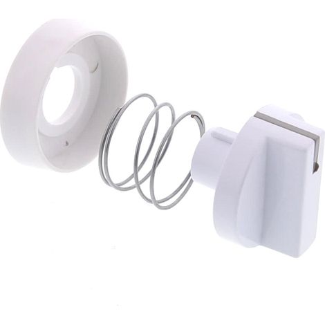 BEKO, MANETTE Cuisinière GAZ Blanc COMPLETE 3732 méplat 12h 8MM (1/2)