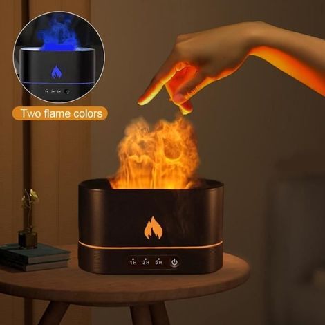 Essential Oil Diffuser with Flame Lamp, Air Humidifier - 250ml (1/4)