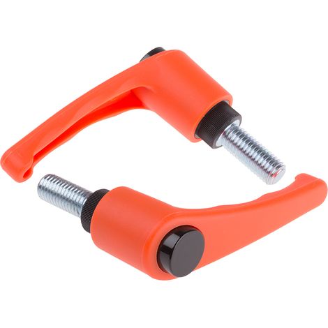 Levier de serrage RS PRO, , filetage M12, Mâle L. 30mm ( Prix pour Paquet de 2 )