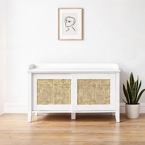 SunJet Console, table console, Banc à chaussures coulissant rotin - Réf. 2VGCE0RUTV71 (1/5)