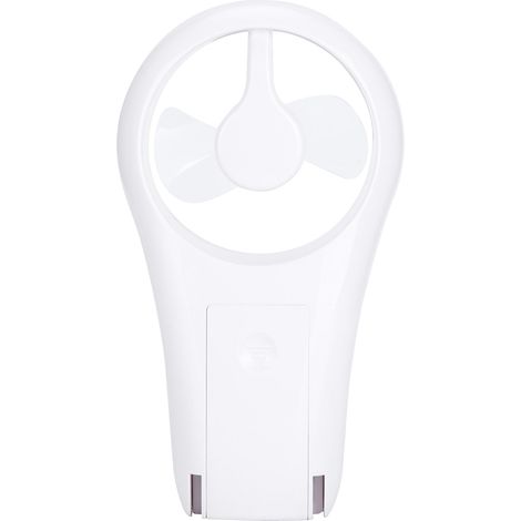 Mini ventilateur portable, silencieux, à piles USB, pour intérieur et extérieur (blanc) (1/5)