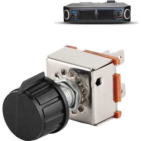 Interrupteur universel de ventilateur AC, 3 vitesses, contrôle du Volume de la climatisation, rotatif avec bouton en plastique (1/5)