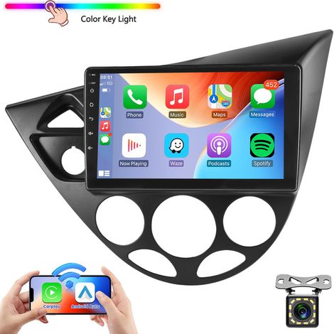 Autoradio WinCE avec Apple CarPlay et Android Auto pour Ford Focus MK1 (1998-2003), USB, Bluetooth et GPS. - 12CAM (1/5)
