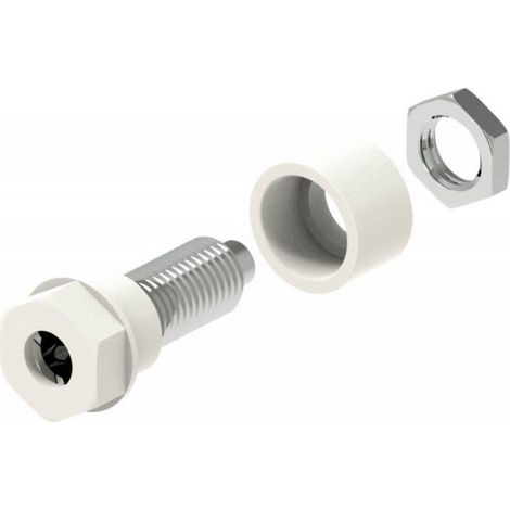 Connecteur pour laboratoire Electro pjp - 3230-C-CD1-BC - Presa da laboratorio O perno 4 mm Bianco 1 pz. ()