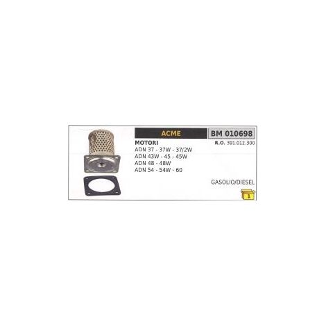 Filtro gasolio - diesel ACME ADN 37 - 37W ADN 48 - 48W ADN 54 - 54W 391.012.300