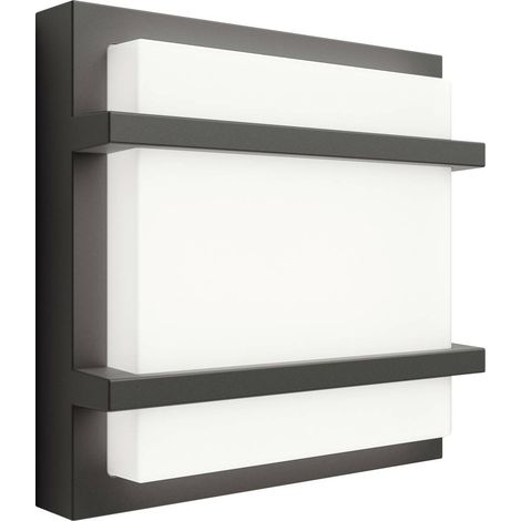 Philips Petronia Applique da parete da esterno (Antracite) - 3.8 W - Ultra Efficient (1/5)