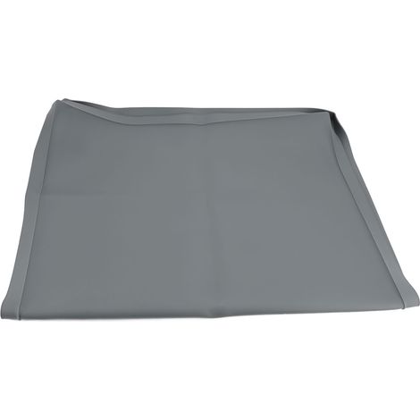 Housse de tapis de cuisson en Silicone, résistante à la chaleur, toutes saisons, surface de cuisson, facile à nettoyer, anti-poussière, 91.4cm/36 pouces, gris (1/2)