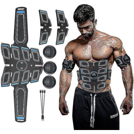 Abdominales Elektrostimulationsgerät für Muskelübungen, intelligentes EMS-Fitnessgerät für Männer. (1/5)