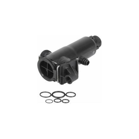 Coude départ/purge pour purgeur chauffage central – Filetage plomberie 1/2" – Compatible avec modèles Frisquet – Référence F3AA41376