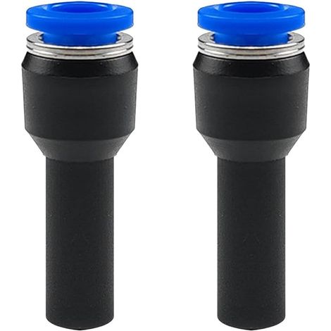 2 Pièces Raccord Pneumatique Push-fit Droit 6mm À 4mm Réducteur pour Compresseur d'air (1/5)