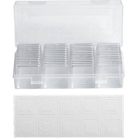Porte-pièces de collection, boîte de rangement pour pièces de monnaie, organiseur de tiroir, cadeau idéal pour collectionneurs. (1/4)
