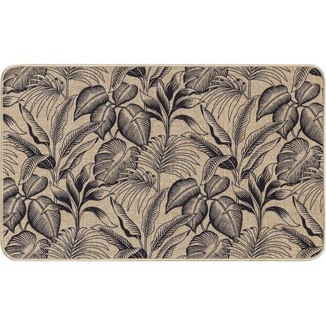 Tapis antidérapant imprimé jungle STYLIS (1/4)