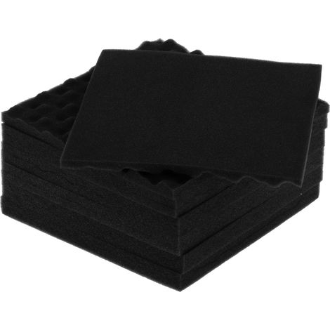 Lot de 12 panneaux en mousse acoustique insonorisante pour studio d'enregistrement KTV, 30 x 30 cm (1/5)