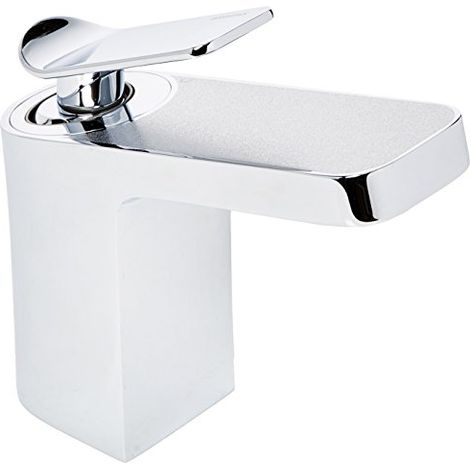Bristan Malp 1HBF SS Metallix ALP 1 foro di riempimento bagno argento brillante, colore: Cromo/argento (1/2)