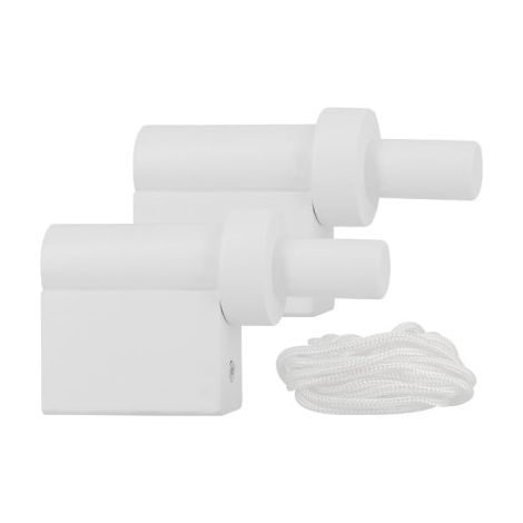 Set di 2 supporti in legno e drizze MOBOIS Set Boreal - bianco - 1024199