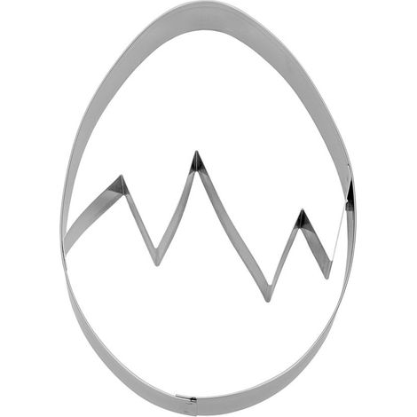 Städter Pâques Emporte-pièce Oeuf de Pâques grand en acier inoxydable (1/2)