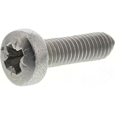 Vis à métaux RS PRO M3 à tête Cylindrique Pozidriv en Acier Inoxydable, 10mm ( Prix pour Sachet de 100 )
