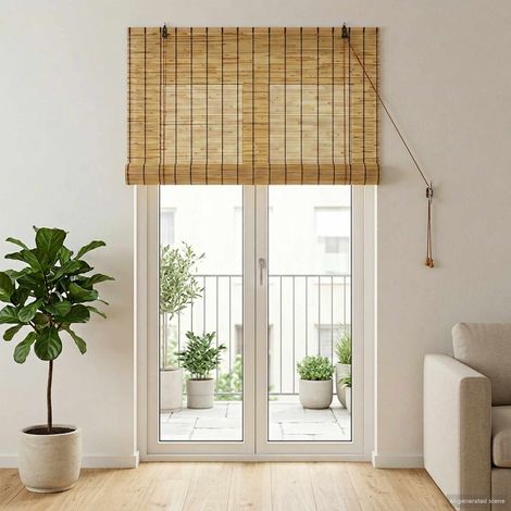 Teenpull – Rollo Natur 120 x 220 cm Schilf (1/5)
