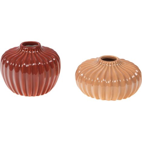 Amadeus - Set de 2 mini vases striés