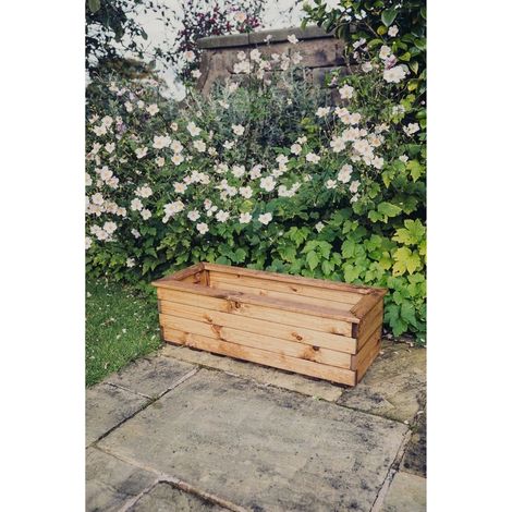 Multi Pack of 3 - Valley Trough Large - Timber Garden Planter - L39 x W100 x H32 cm