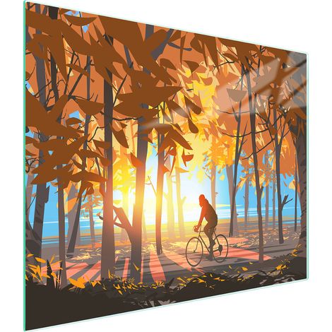 TABLA DE CORTAR DE VIDRIO 52x30 BOSQUE (1/5)