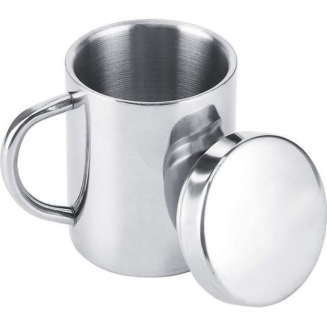 7,5 oz / 10,2 oz Edelstahl-Isolierbecher, doppelwandiger Campingbecher
