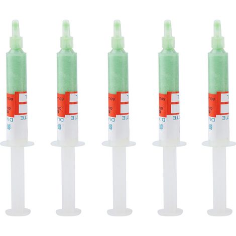 5pc/set Diamond Grinding Polishing Paste Lapping Compound Abrasive Paste Needle Tube W14800