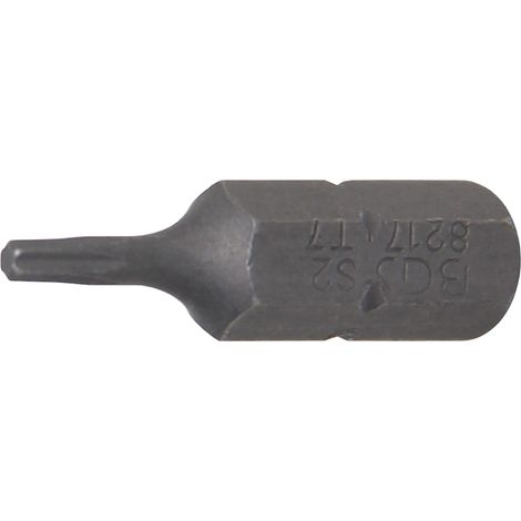 Inserto lunghezza 25 mm attacco esagono esterno 6,3 mm (1/4") profilo a T (per Torx) T7