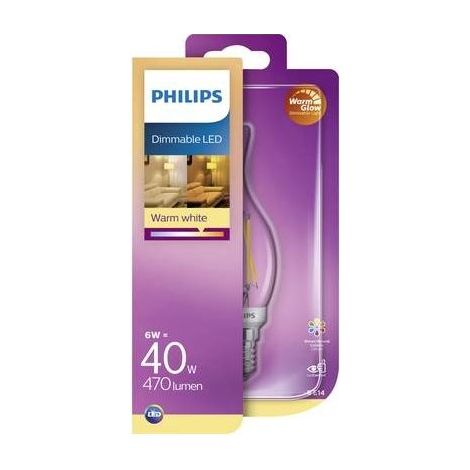 LED N/A Philips Philips Lighting 64598400 6 W = 40 W blanc chaud (Ø x L) 3.5 cm x 13.1 cm 1 pc(s) Q654502 (1/4)