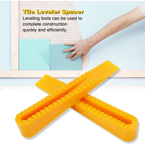 100 cales de nivellement pour carrelage, entretoises et outils de pose. (1/5)