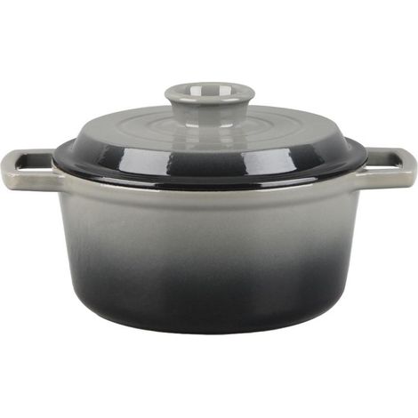 LAGUIOLE CUISSON - Cocotte en fonte ronde 20cm - "Masseiron Ardoise" (1/5)