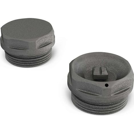 Talus - Radiator Bleed Valve & Blanking Plug Natural Pewter