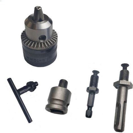 Adaptateur De Mandrin Universel 1 5-13 Mm - Filet Porte-Mandrin 1 2 Pouces 20UNF - Compatible Perforateurs SDS Plus Et Outils À Chocs - 1 Pièce (1/5)