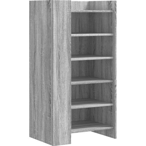 Maison Exclusive - Scarpiera Grigio Sonoma 52x37,5x100 cm in Legno Multistrato