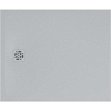 Piatto doccia grigio 100x120 cm Globo serie Docciapietra DP12100502 Grigio - Mineralsolid (1/2)