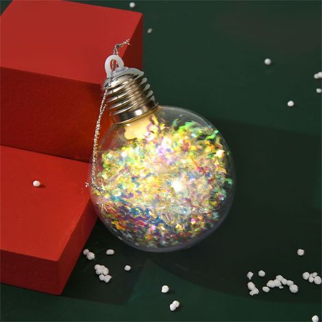 Boule De Noël - Boule Lumineuse Avec Led Intégrée - Décoration De Fête Pour Arbre De Noël Ou Intérieur - Lot De 1