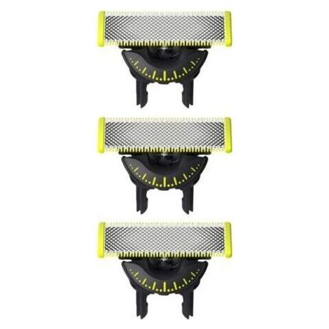 OneBlade 360 lames, pour tous les modèles OneBlade et OneBlade Pro, 3 pièces (modèle QP430/60),Rasoir QP2520 - Tête de rasage à petite lame en T - QP2523 - QP2630 - Série 6510 - Accessoire de rechange