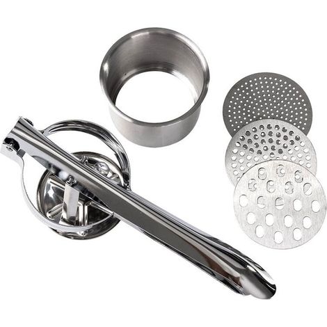 Presse-pommes de terre en acier inoxydable, presse-agrumes manuel, presse-purée, gadgets de cuisine créatifs, vente en gros (1/4)