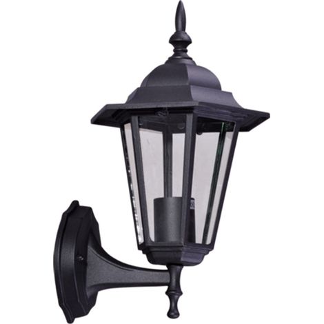 Applique murale ext. UP K-5009A Std Kaja noire IP44 E27 (1/2)